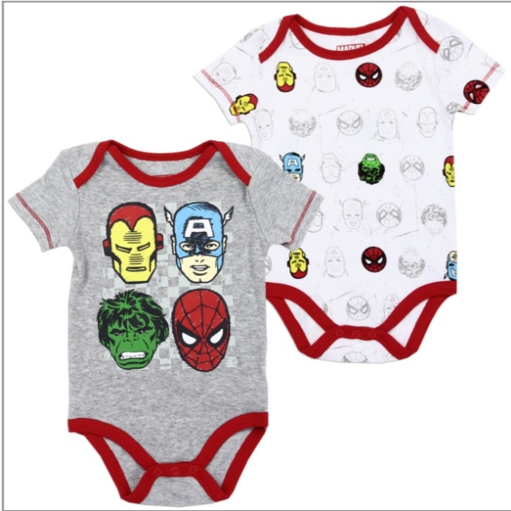 Avengers Onesies 2 Pack